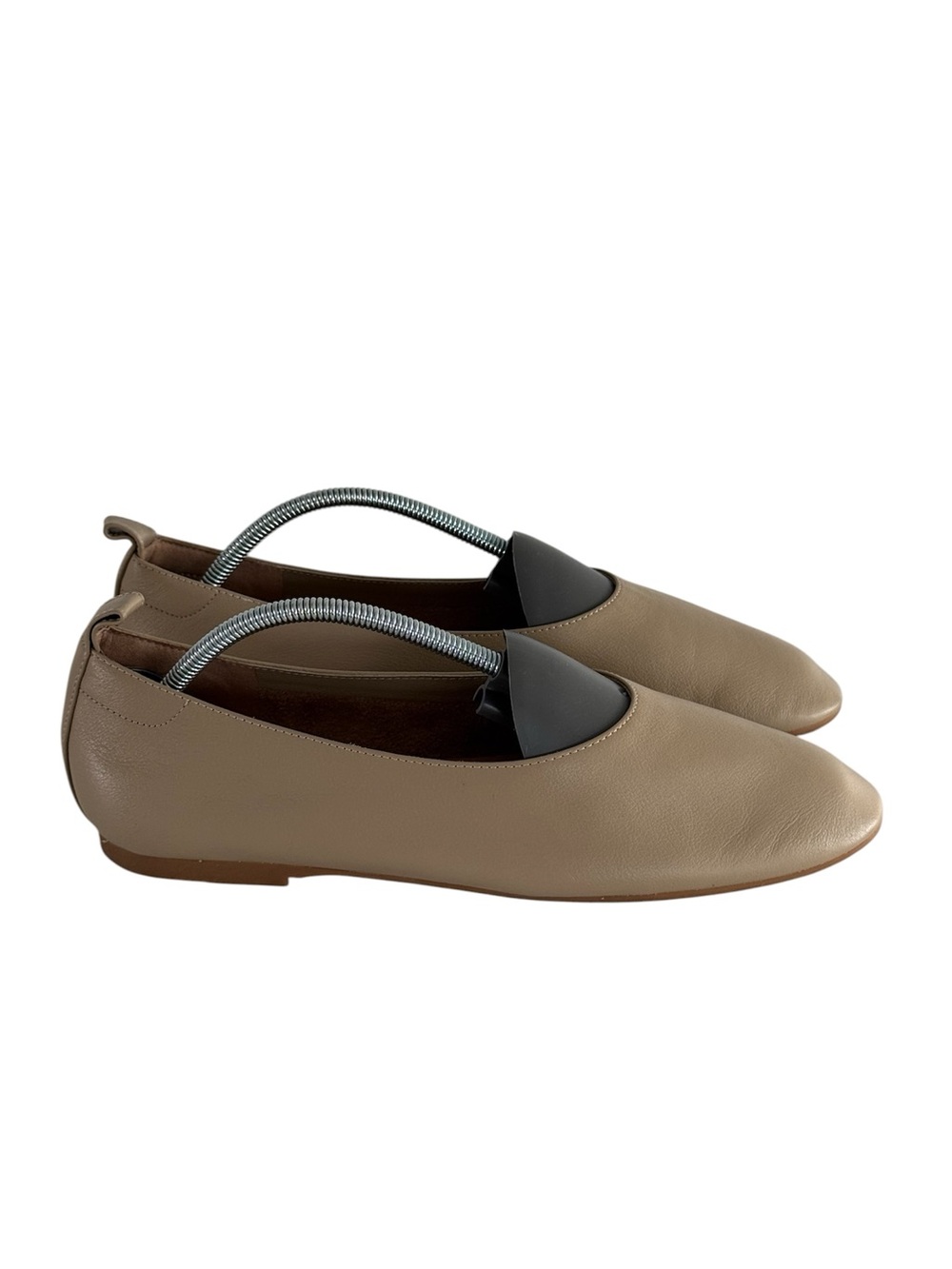 Quince Italian Leather Glove Ballet Flat Womens 9 Nude Leather Shoes